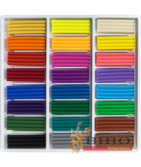 Pastă de modelat ZOO, 24 culori x 15 gr.